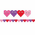 Hygloss Products Happy Hearts Die Cut Classroom Arts & Crafts Border Classroom Decorations, 12PK HYG33618